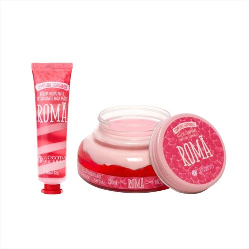 Kit L'occitane Romã Hidratante Mãos + Geleia Hidratante 150ml Kit L'occitane Romã Hidratante Mãos + Geleia Hidratante 150ml