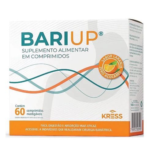 Bariup Suplemento Alimentar Kress Sabor Laranja 60cpr Bariup Suplemento Alimentar Kress Sabor Laranja 60cpr