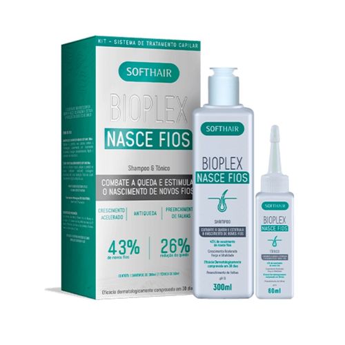 Tonico E Shampoo Capilar Para Crescimento E Queda Bioplex