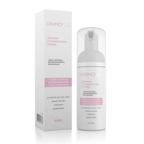 Espuma Intima Sem Enxágue com Barbatimão e Camomila 50ml