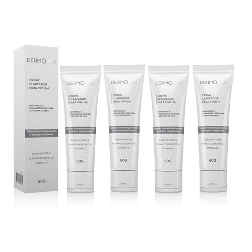 Creme Para Clarear Virilha Axilas Para Grandes Áreas Kit 4x