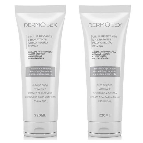 Combo 2x Hidratante Intimo Feminino e Lubrificante Fórmula Exclusiva 220ml