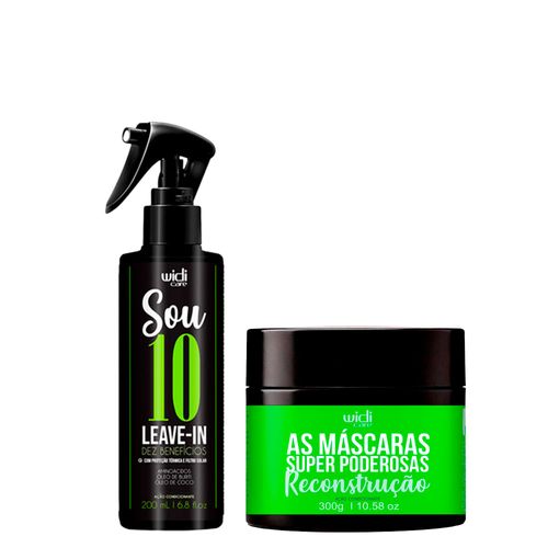 Kit Widi Care Super Poderosas Máscara 300g + Leave-In Sou 10 200ml Kit