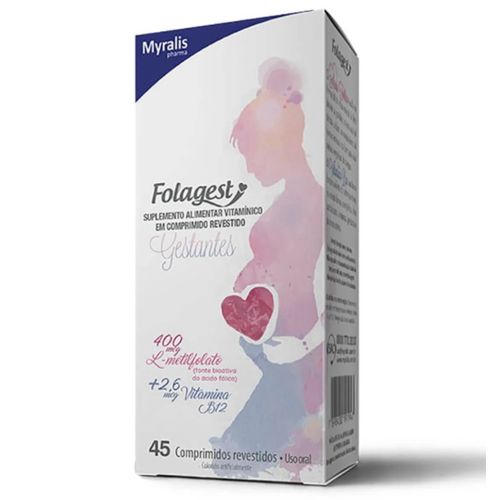 Folagest Gestantes Suplemento Alimentar Myralis 45cpr Folagest Gestantes Suplemento Alimentar Myralis 45cpr