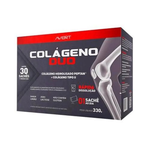 Colágeno Duo Hidrolisado Peptan + Tipo II 30 sachês