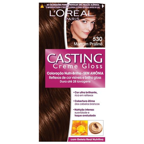 Tintura-Casting-Creme-Gloss-530-Marrom-Praline Tintura-Casting-Creme-Gloss-530-Marrom-Praline