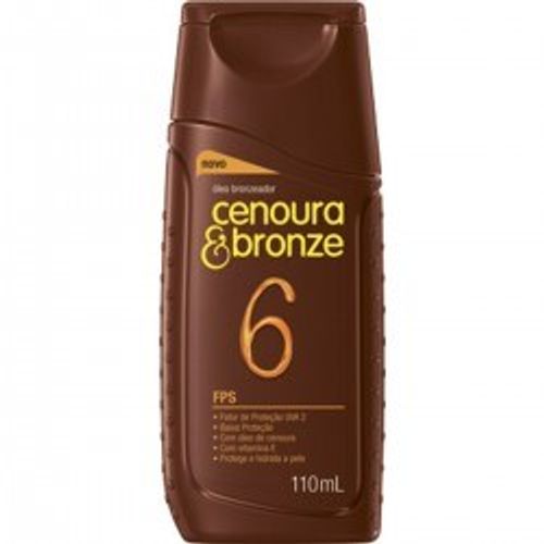 Oleo-Bronzeador-Cenoura---Bronze-FPS-6-110ml Oleo-Bronzeador-Cenoura---Bronze-FPS-6-110ml