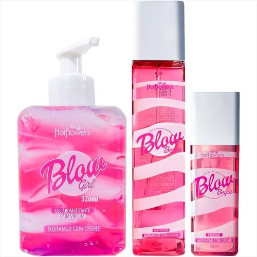 Kit Blow Girl Body Splash Perfume e Gel Aromatizante