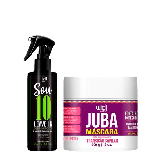 Kit Widi Care Juba Máscara 500g + Sou 10 Leave-In 200ml Kit