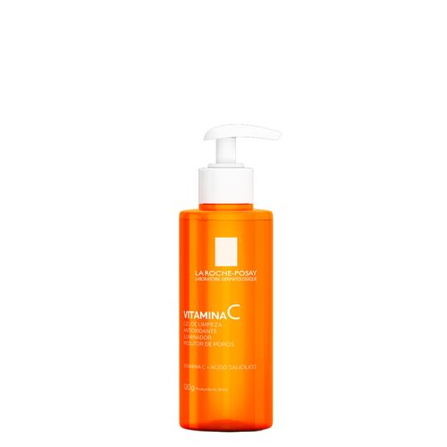 Gel de Limpeza La Roche-Posay Vitamina C Antioxidante Iluminador Redutor de Poros 120g 120g