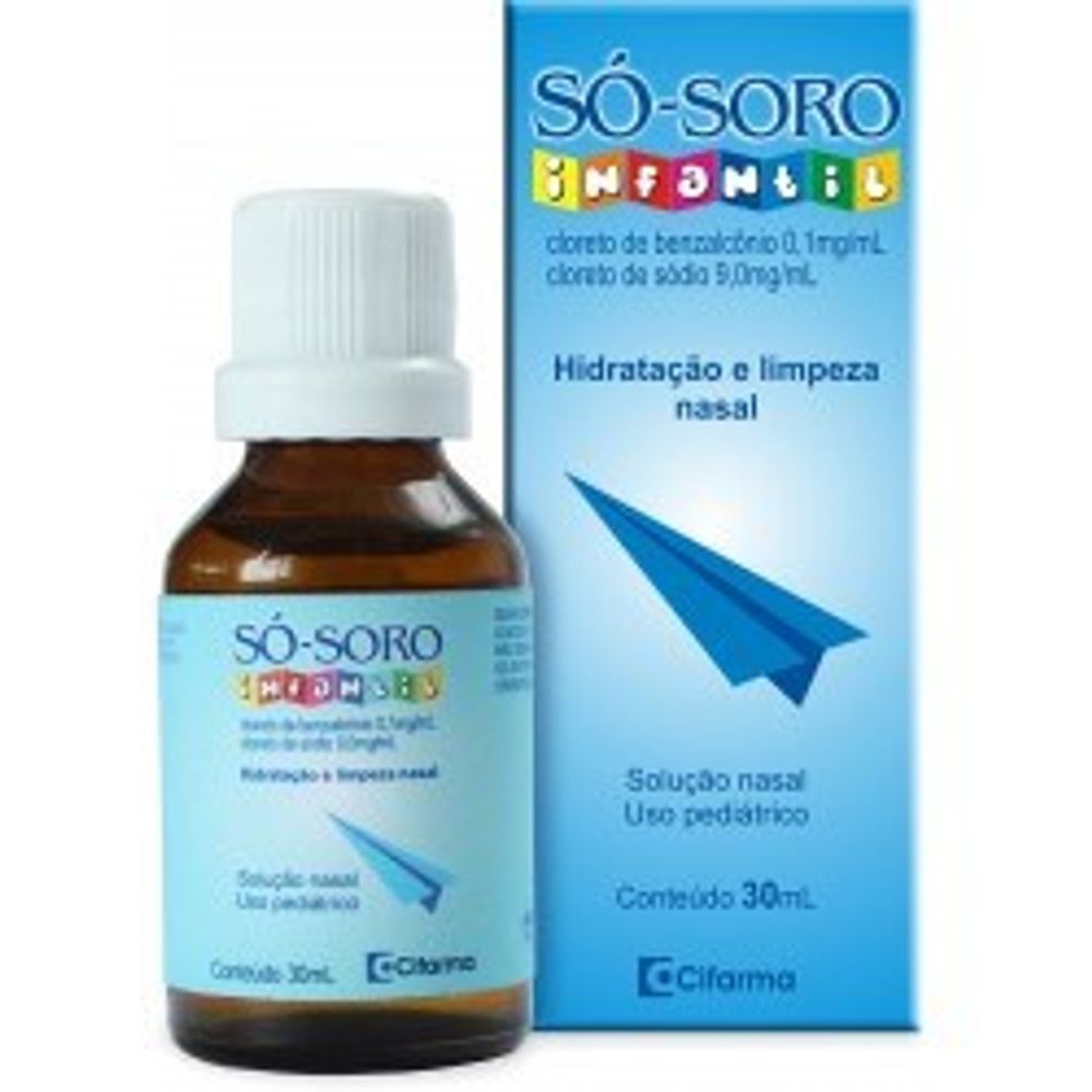So-Soro Infantil 30ml - Drogarias Pacheco