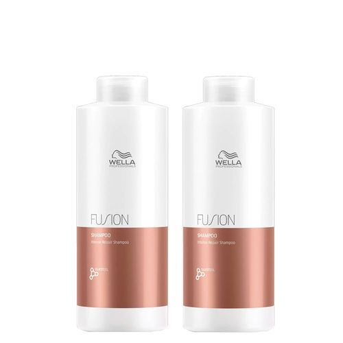 Kit Wella Professionals Fusion Shampoo 1000ml - 2 Unidades Kit Kit Wella Professionals Fusion Shampoo 1000ml - 2 Unidades Kit