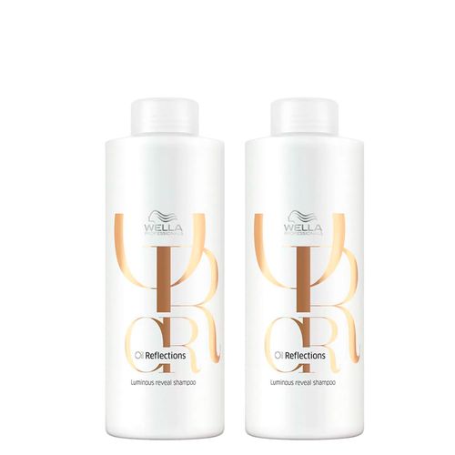 Kit Wella Professionals Shampoo Oil Reflections 1000ml - 2 Unidades Kit Kit Wella Professionals Shampoo Oil Reflections 1000ml - 2 Unidades Kit
