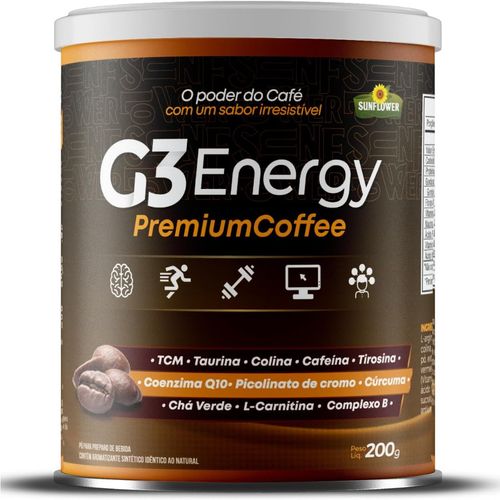 Café Termogênico G3 Energy Premium Coffee Café Termogênico G3 Energy Premium Coffee