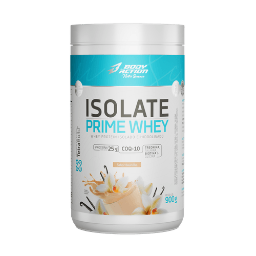 Isolate Prime Whey 900g - Sabor Baunilha - Body Action