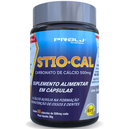 STIO-CAL 500MG CARBONATO DE CÁLCIO 60 CÁPSULAS STIO-CAL 500MG CARBONATO DE CÁLCIO 60 CÁPSULAS