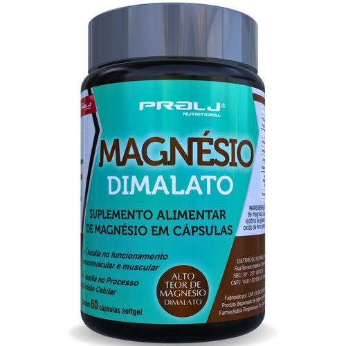 Magnésio Dimalato 1650mg 60 Cápsulas Softgel Prolj Nutritional MAGNÉSIO DIMALATO 1650MG 60 CÁPSULAS GEL Magnésio Dimalato 1650mg 60 Cápsulas Softgel Prolj Nutritional MAGNÉSIO DIMALATO 1650MG 60 CÁPSULAS GEL