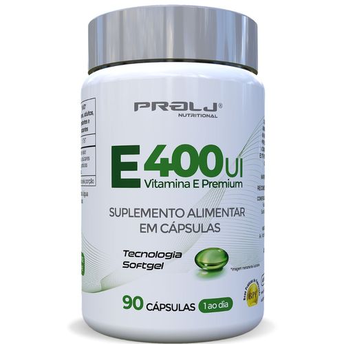 E400UI | Vitamina E Premium 90 cápsulas Softgel | Prolj Nutritional E400 UI VITAMINA E PREMIUM 90 CAPSULAS SOFTGEL