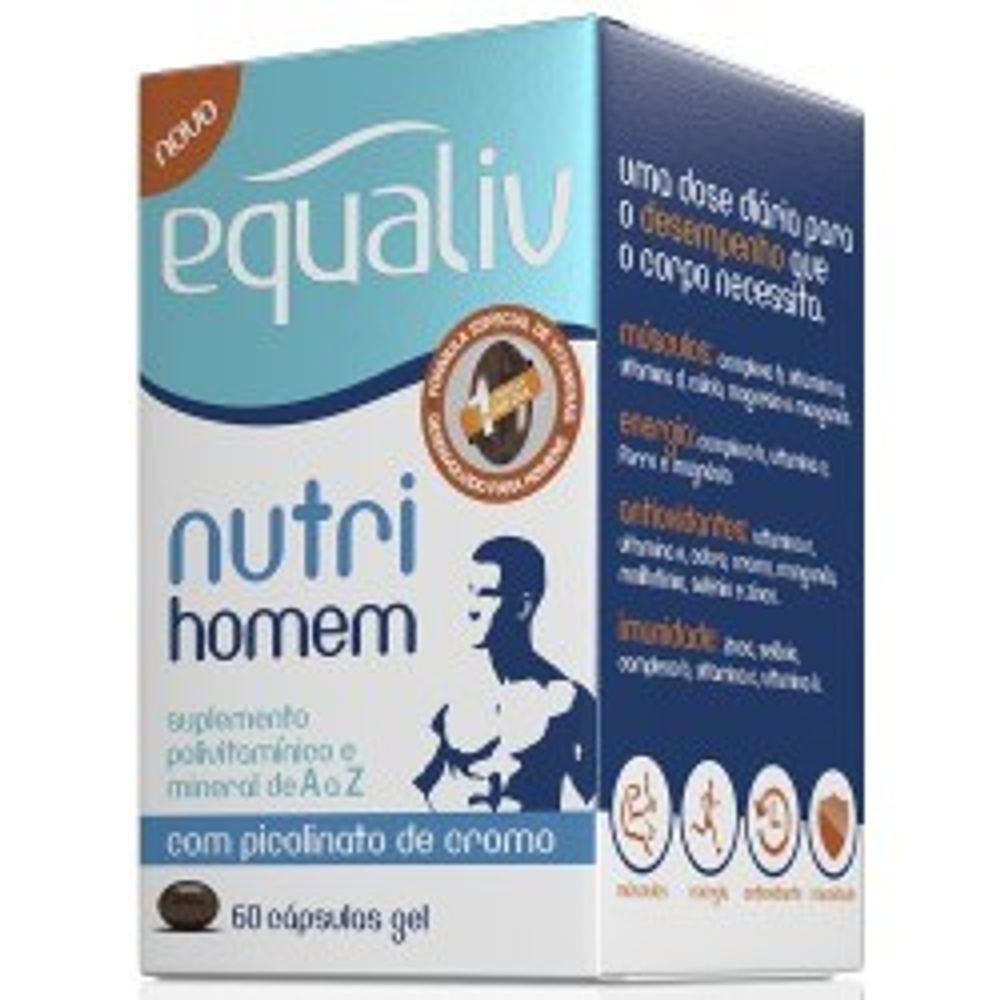 Multivitamínico Homem Drogaria Pacheco 60 Cápsulas Gelatinosas - Drogarias  Pacheco