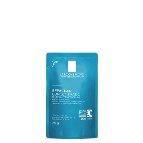 Gel Facial de Limpeza La Roche-Posay Effaclar Concentrado Refil 240g Concentrado Refil Gel Facial de Limpeza La Roche-Posay Effaclar Concentrado Refil 240g Concentrado Refil