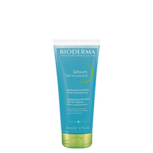 Gel de Limpeza Bioderma Antioleosidade de Alta Tolerância Sébium Moussant 100ml 100ml