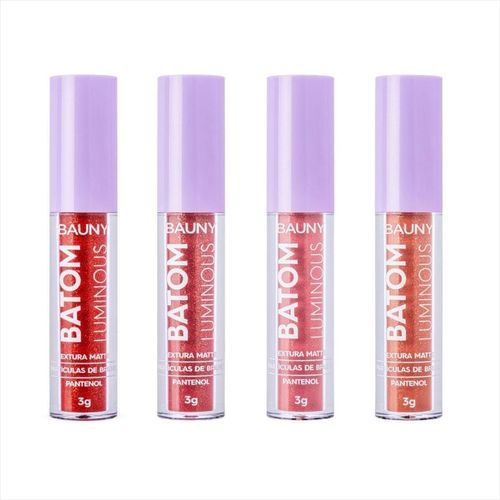 Bauny Batom Líquido Luminous 3g cherry luminous