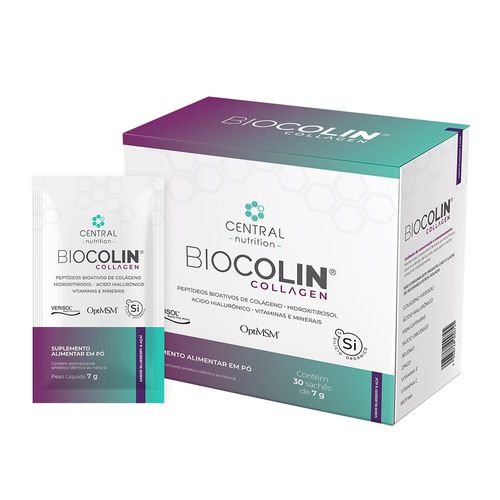 Biocolin® - Collagen - 7g 30 Sachês - Sabor Blueberry & Açai Manga