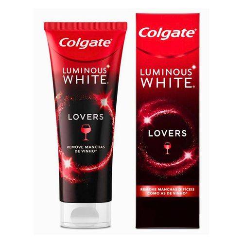 Creme Dental Colgate Luminous White Lovers Vinho 70 g branqueador clareamento dental Creme Dental Colgate Luminous White Lovers Vinho 70 g branqueador clareamento dental