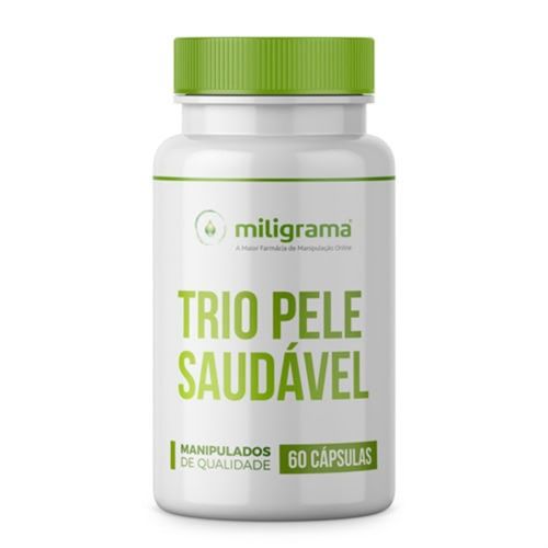Trio Pele Saudável com Selo de Autenticidade 60 Cápsulas Trio Pele Saudável 60 Cápsulas