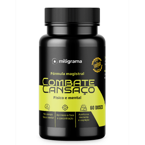 Cápsulas para Combater o Cansaço Físico e Mental 60 Doses 60 Doses