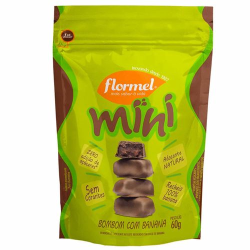 Mini Bombom com Banana Flormel 60g Mini Bombom com Banana Flormel 60g