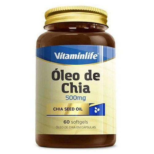 Óleo de Chia Vitaminlife 60 cápsulas Óleo de Chia Vitaminlife 60 cápsulas