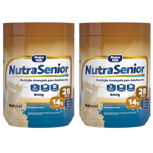kit 2 potes NUTRA SENIOR 50+ 800G Natural kit 2 potes NUTRA SENIOR 50+ 800G Chocolate kit 2 potes NUTRA SENIOR 50+ 800G Natural kit 2 potes NUTRA SENIOR 50+ 800G Chocolate