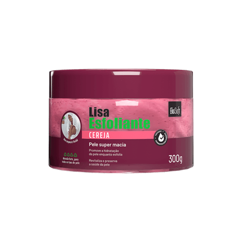 Gel De Limpeza Facial E Corporal Esfoliante Cereja Em Caldas