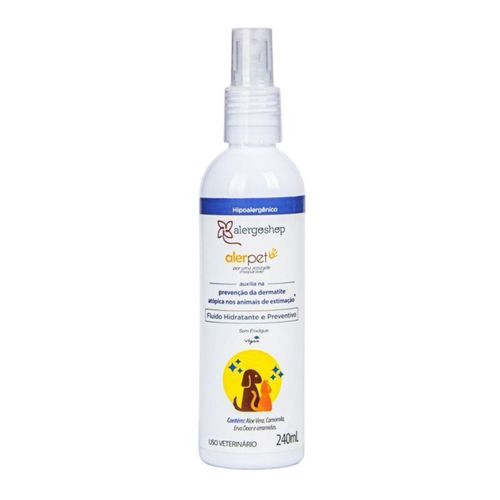 Fluído Hidratante E Preventivo Alerpet Alergoshop 240ml