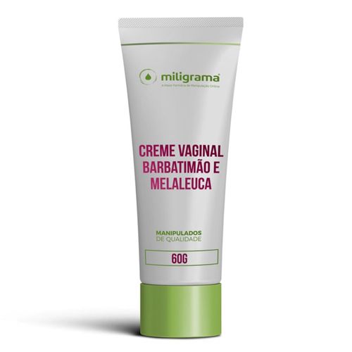 Creme Vaginal Barbatimão e Melaleuca 60g