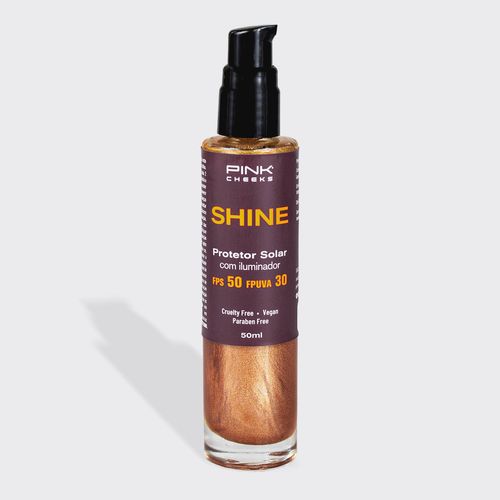 Shine Protetor Solar Iluminador FPS50 - 50ml