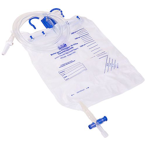 Bolsa de Urina Sistema Fechado com Dispositivo de Coleta 2l Bolsa de Urina Sistema Fechado com Dispositivo de Coleta 2l