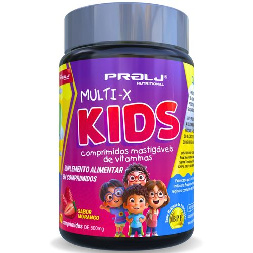 MULTI-X KIDS 60 COMPRIMIDOS MASTIGAVEIS
