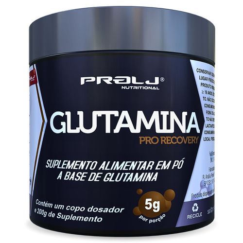 Glutamina Pro Recovery | Saúde Digestiva e Regulador Intestinal 200g | Prolj Nutritional GLUTAMINA PRO RECOVERY 200G