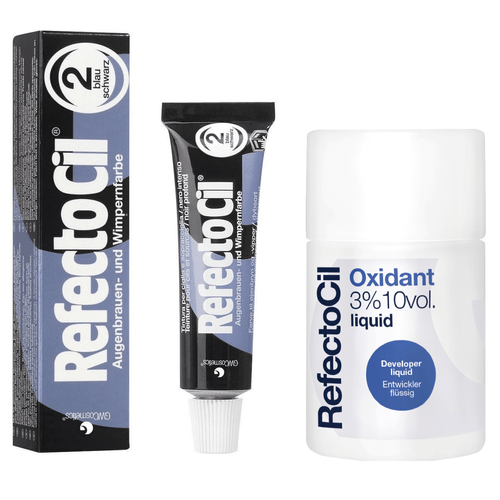 Refectocil Tintura Preto Azulado 2.0 e Oxidante 100 ml