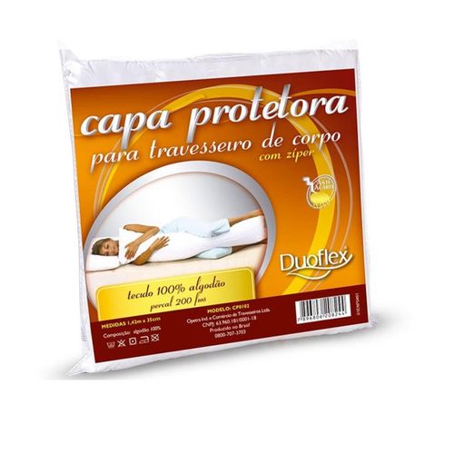 Capa Duoflex Protetora para Travesseiro de Corpo
