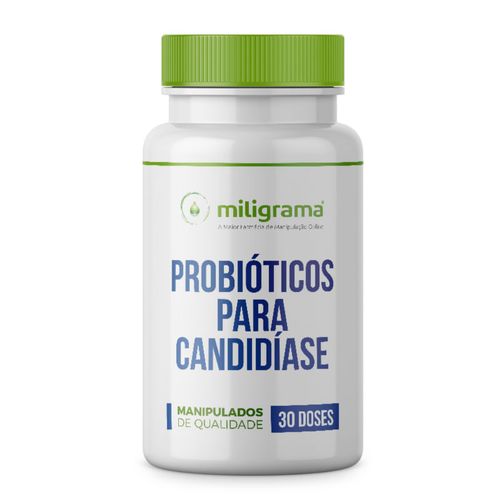Probióticos para candidíase 30 doses 30 Cápsulas