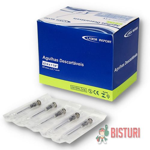 Agulha Hipodérmica Solidor - 30x0,7mm - unidade Agulha Hipodérmica Solidor - 30x0,7mm - unidade