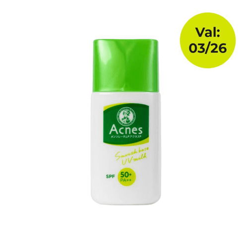 Smooth Secativo com cor para espinhas Mentholatum Acnes UV Tint Milk 30g