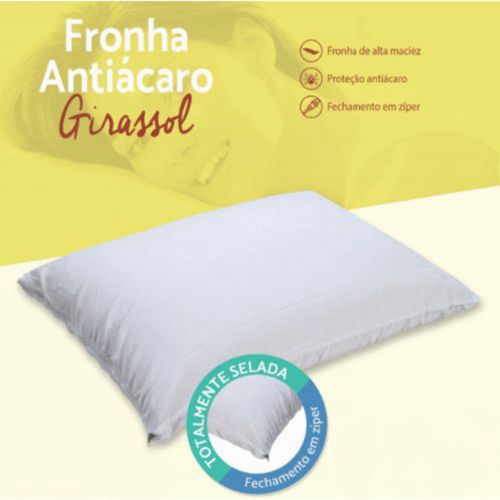Fronha Anti Acaro Girassol Natural Home Care Fronha Anti Acaro Girassol Natural Home Care