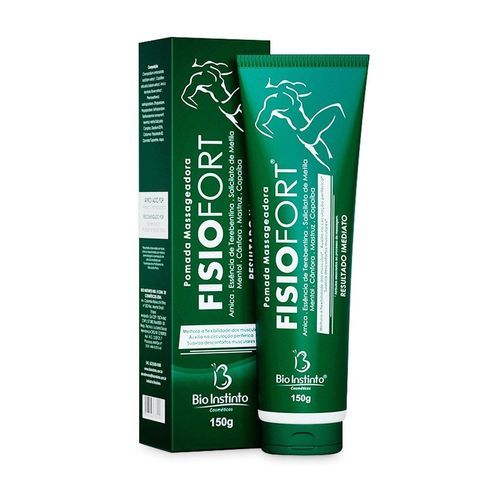 Pomada Massageadora Fisiofort Dor Muscular 150g Bio Instinto