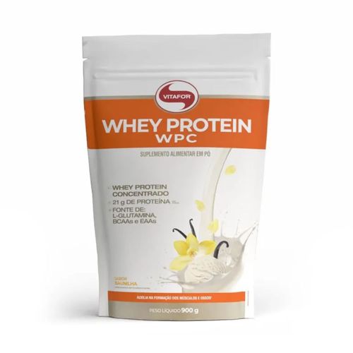Whey Protein WPC Baunilha Vitafor Pouch 900g Whey Protein WPC Baunilha Vitafor Pouch 900g