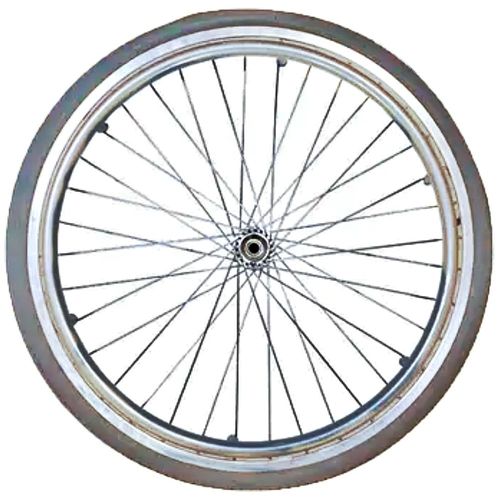 Roda Aro 24 com Pneu Maciço para Cadeira de Rodas Praxis - unidade Roda Aro 24 com Pneu Maciço para Cadeira de Rodas Praxis - unidade