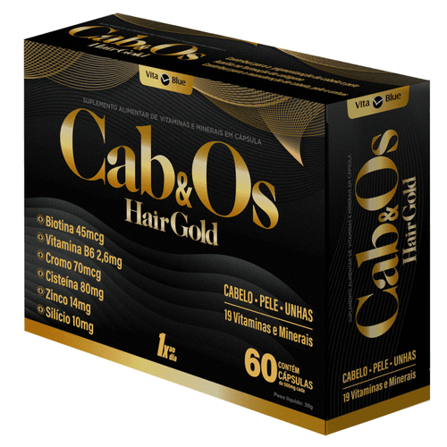Cab&os Hair Gold C/60 Cápsulas - Vita Blue Cab&os Hair Gold C/60 Cápsulas - Vita Blue